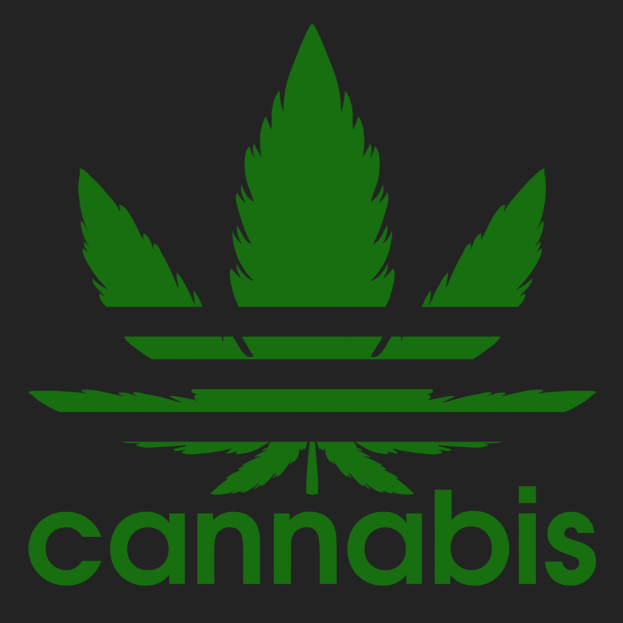 Adidas weed logo 2024 hoodie
