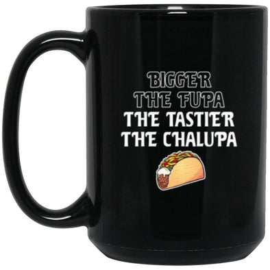 Tasty Chalupa Black Mug 15oz (2-sided)