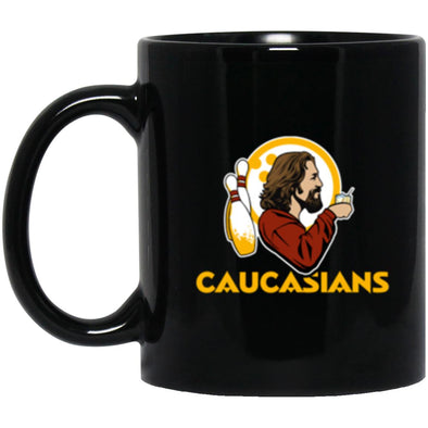The Caucasians Black Mug 11oz (2-sided)