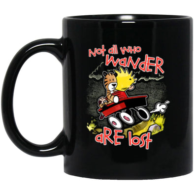 Wander Black Mug 11oz (2-sided)