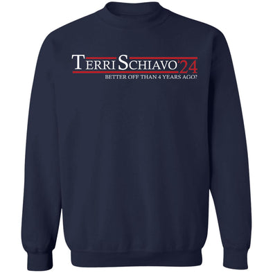 Vote Terri Schiavo 24 Crewneck Sweatshirt