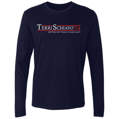 Vote Terri Schiavo 24 Premium Long Sleeve