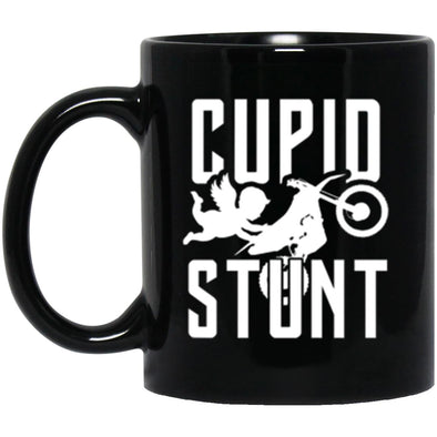 Cupid Stunt Black Mug 11oz (2-sided)