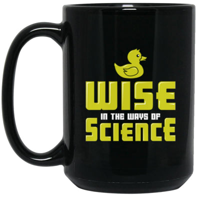 Wise Science Black Mug 15oz (2-sided)