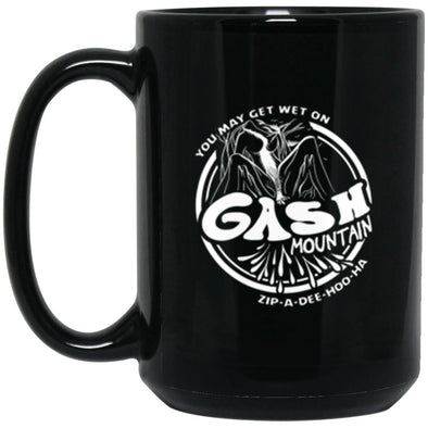 Gash Mountain Black Mug 15oz (2-sided)