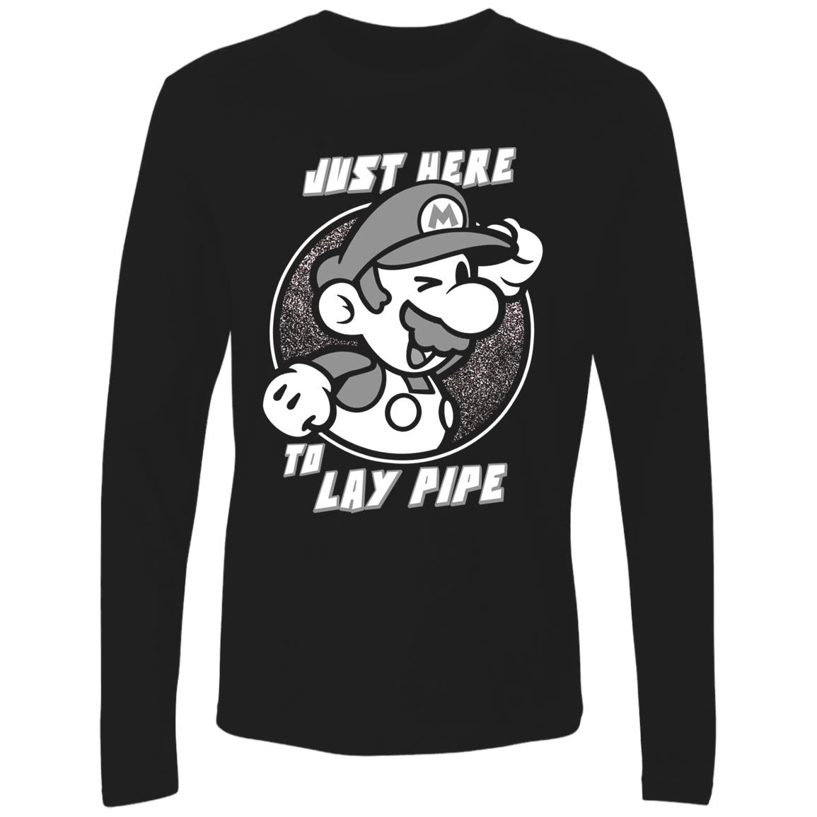 Mario Lay Pipe Premium Long Sleeve – The Dudes Threads