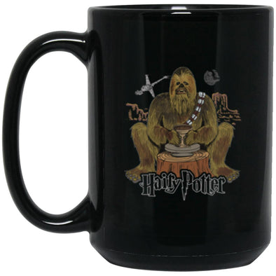 Hairy Potter Chewbacca Black Mug 15oz (2-sided)