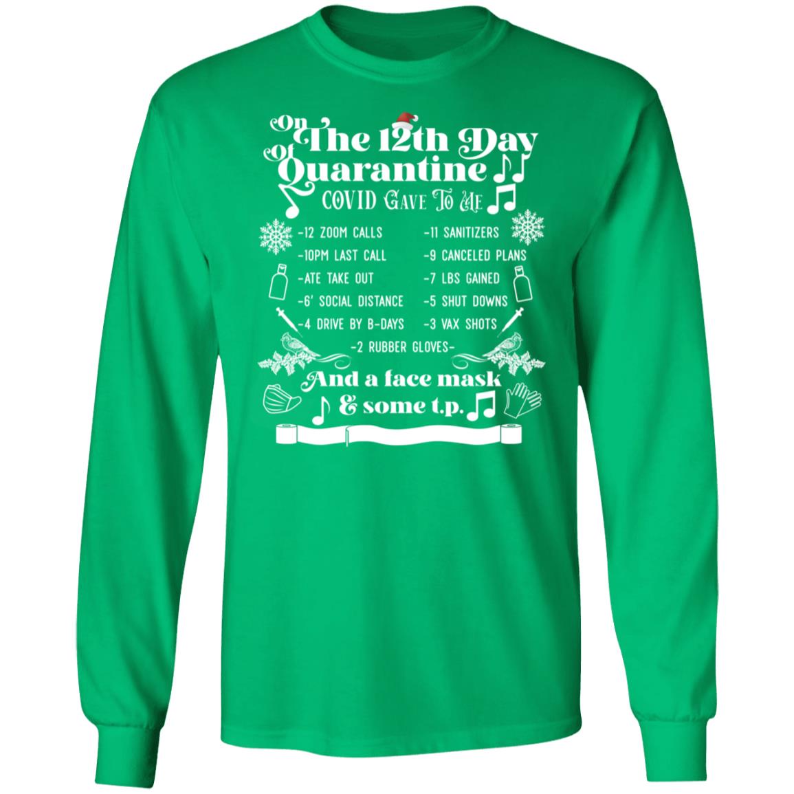 12 Days Of Quarantine Heavy Long Sleeve The Dudes Threads