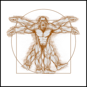 Vitruvian Bigfoot