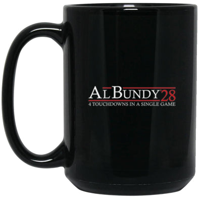 Al Bundy 28  Black Mug 15oz (2-sided)