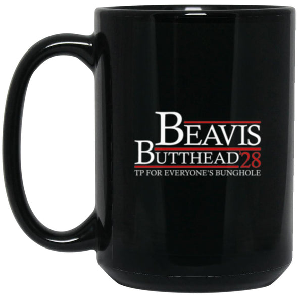 Beavis Butthead 28 Black Mug 15oz (2-sided)