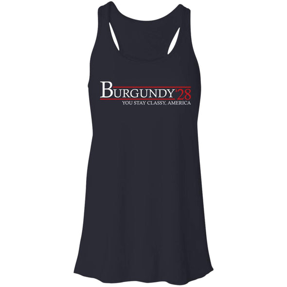 Burgundy 28 Flowy Racerback Tank