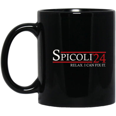 Spicoli 2024 Black Mug 11oz (2-sided)