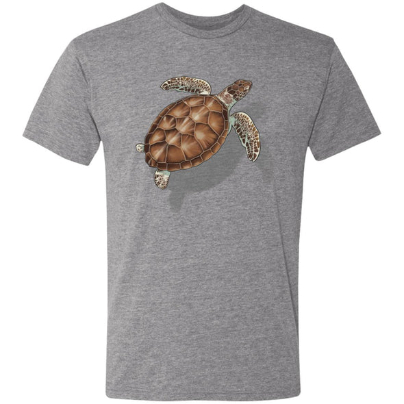 Sea Turtle Shadow Premium Triblend Tee