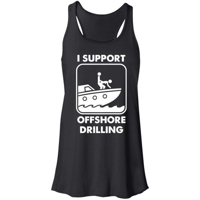 Offshore Drilling Flowy Racerback Tank