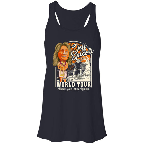 Spicoli World Tour Flowy Racerback Tank