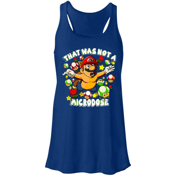 Microdose Mario Flowy Racerback Tank