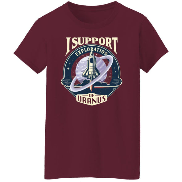 Exploration Of Uranus Ladies Cotton Tee