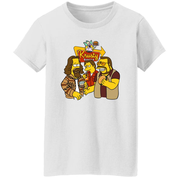 Near the Krusty Burger Ladies Cotton Tee