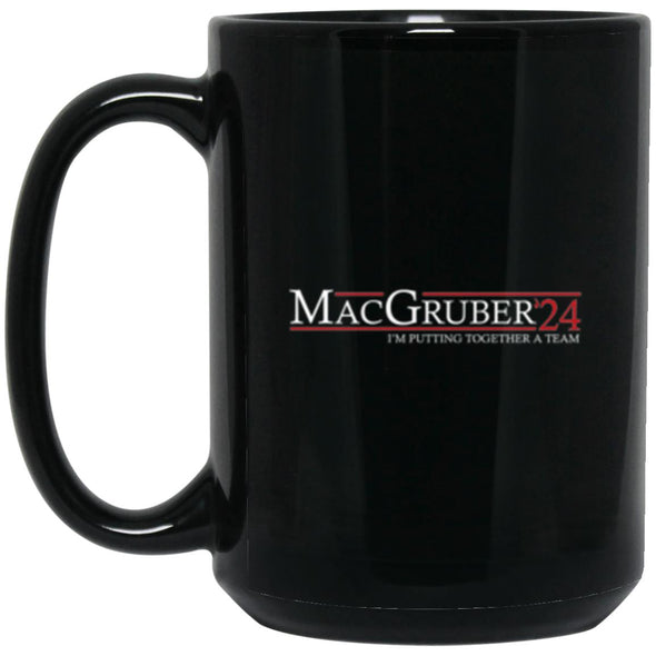 MacGruber 24 Black Mug 15oz (2-sided)