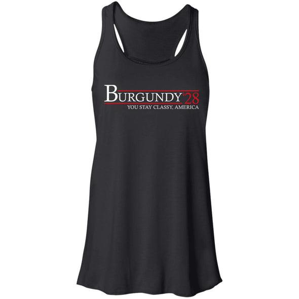 Burgundy 28 Flowy Racerback Tank