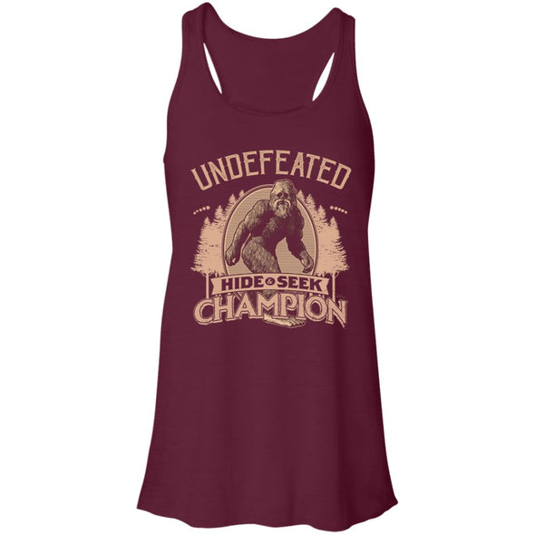 Bigfoot Champ Flowy Racerback Tank