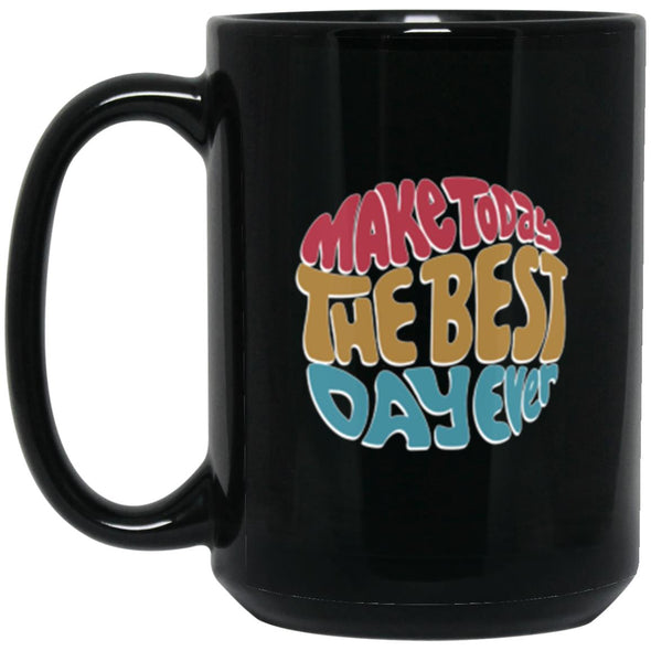 Best Day Ever Black Mug 15oz (2-sided)