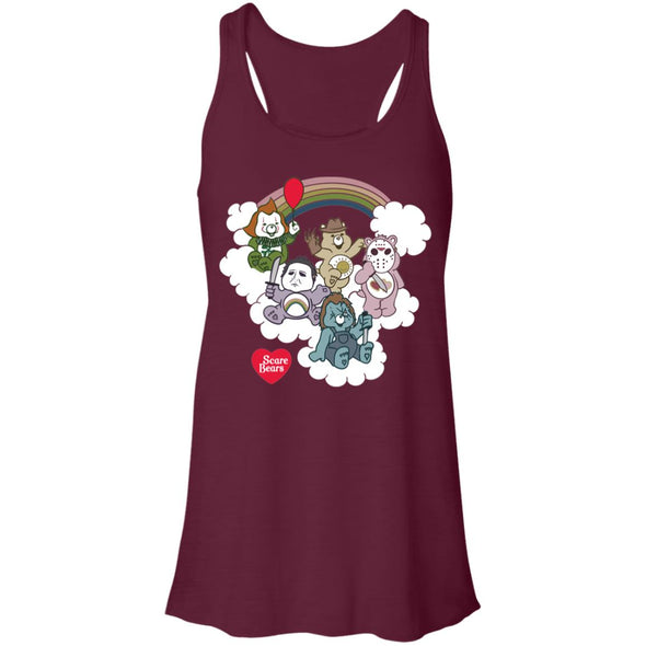 Scare Bears Flowy Racerback Tank