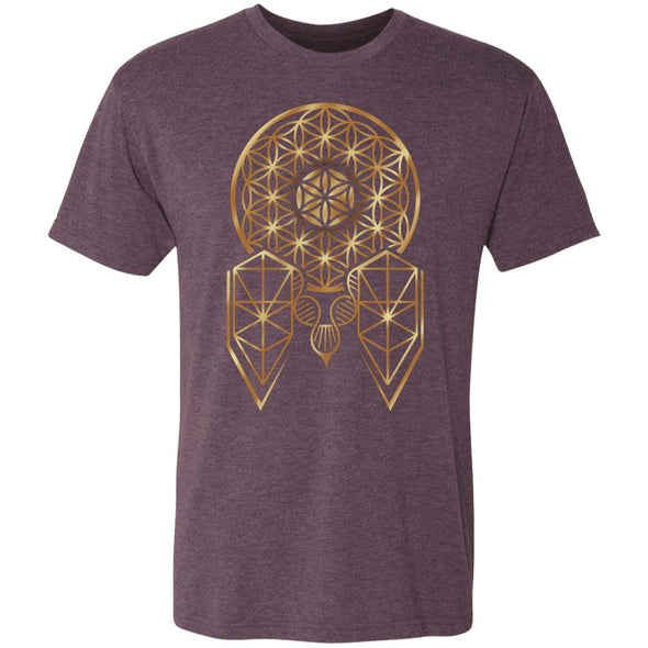 OM Sacred Geometry Premium Triblend Tee