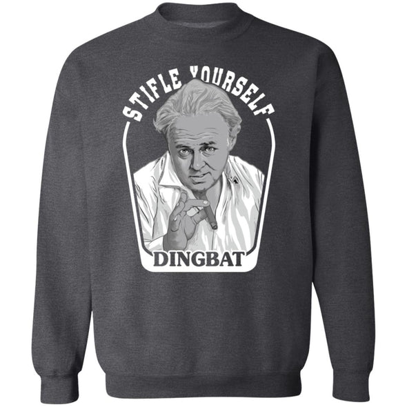 Stifle Yourself Dingbat Crewneck Sweatshirt