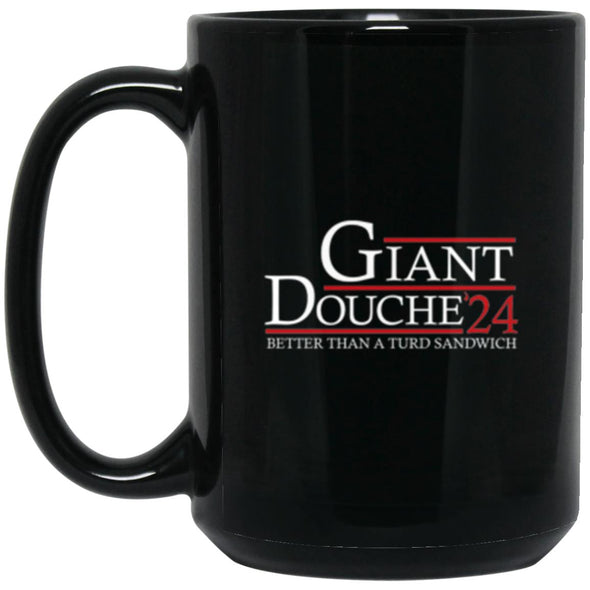 Giant Douche 24 Black Mug 15oz (2-sided)