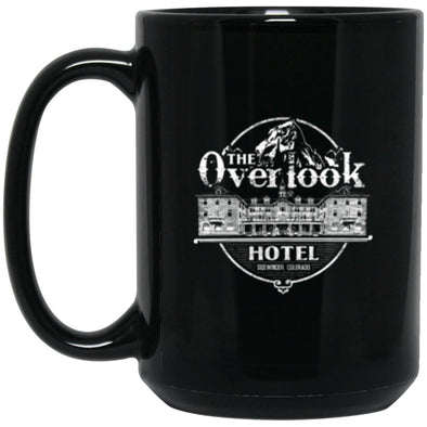 The Overlook Hotel Black Mug 15oz (2-sided)