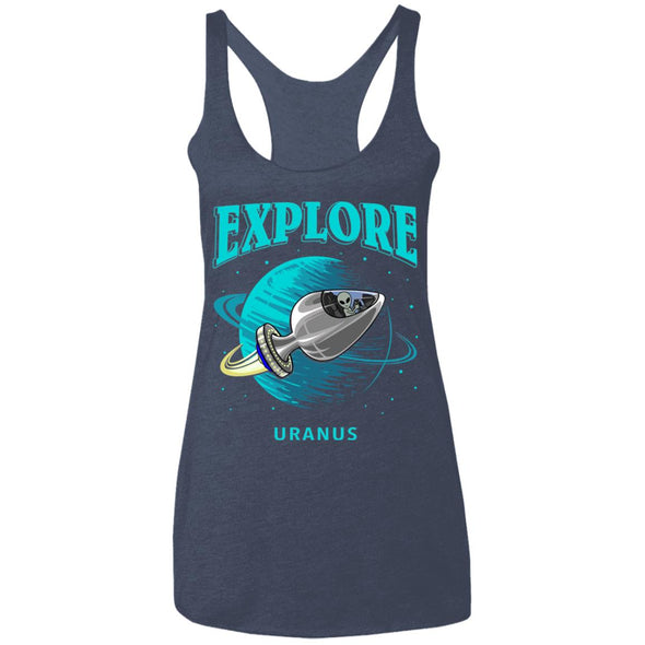 Explore Uranus Ladies Racerback Tank