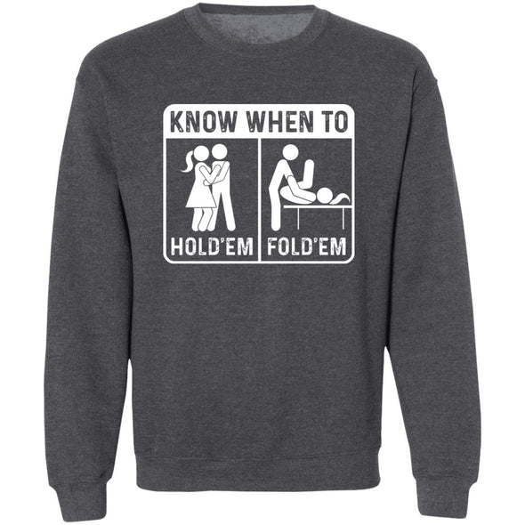 Hold'em Fold'em Crewneck Sweatshirt