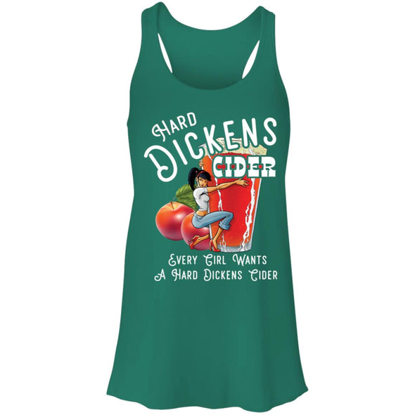 Dickens Cider Flowy Racerback Tank