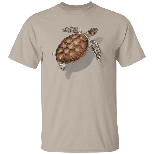 Sea Turtle Shadow Cotton Tee