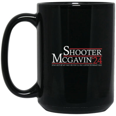 McGavin 24 Black Mug 15oz (2-sided)