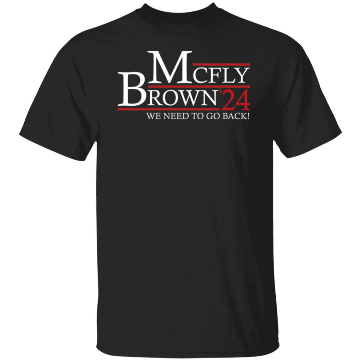 McFly Brown 24 Cotton Tee – The Dude's Threads