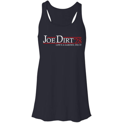 Joe Dirt 28 Flowy Racerback Tank