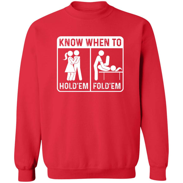 Hold'em Fold'em Crewneck Sweatshirt