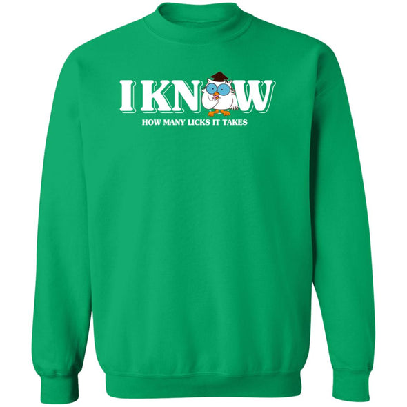 How Many Licks It Takes Crewneck Sweatshirt