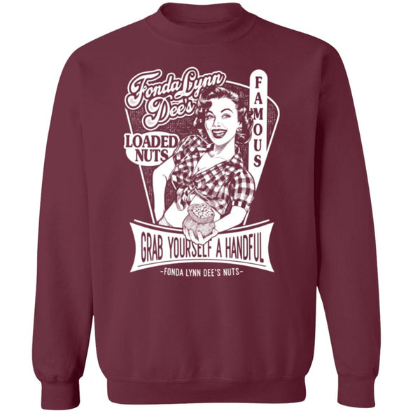 Fonda Lynn Dee's Nuts Crewneck Sweatshirt