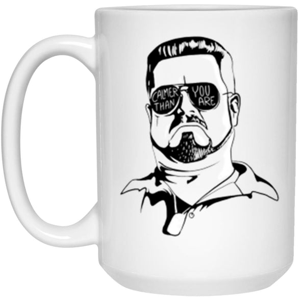 Walter Calmer Than You White Mug 15oz (2-sided)