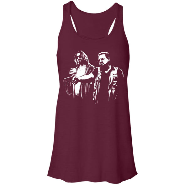 Lebowski Silhouette Flowy Racerback Tank