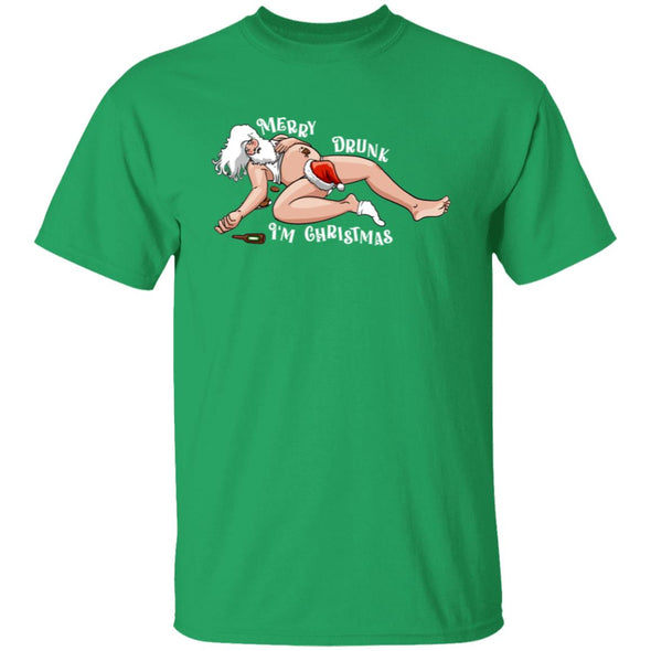 Merry Drunk Christmas Cotton Tee