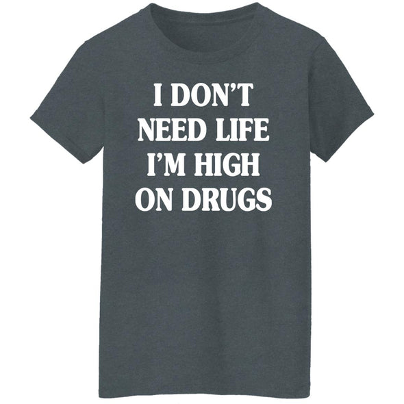 High on Drugs Ladies Cotton Tee