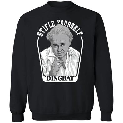 Stifle Yourself Dingbat Crewneck Sweatshirt