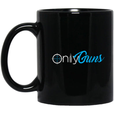 Only Guns Black Mug 11oz (2-sided)