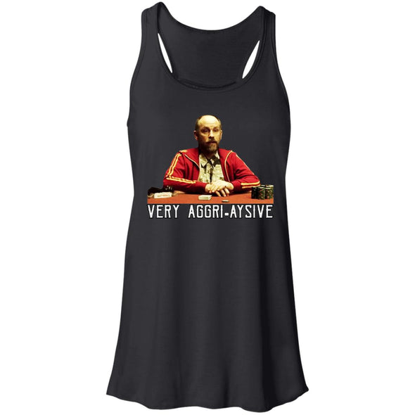 KGB Aggri-aysive Flowy Racerback Tank