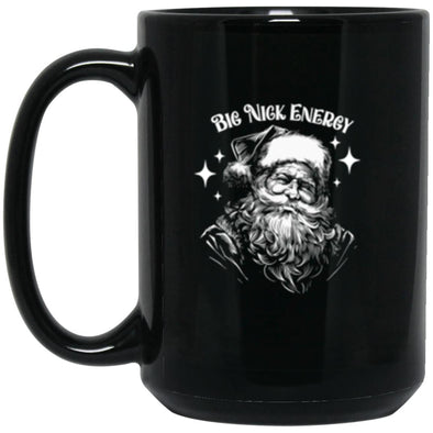 Big Nick Energy Black Mug 15oz (2-sided)